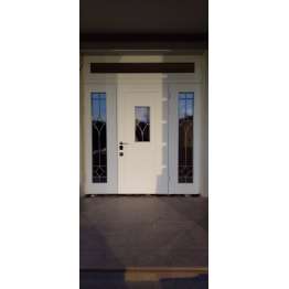 НАШІ РОБОТИ Вхідні двері металеві в квартиру з МДФ накладками